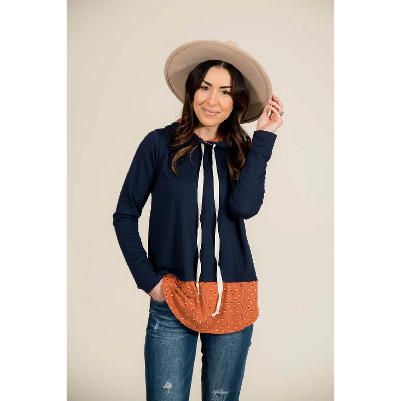 Light Comfort Plaid Hoodie Clay Printed Bottom Hoodie