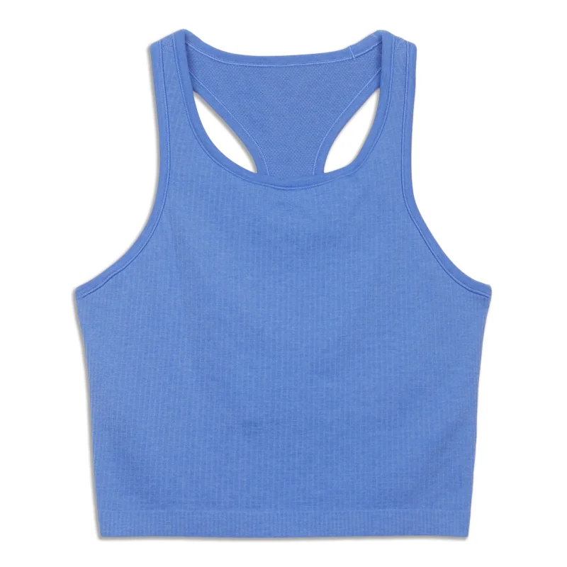 Cozy Chic Wear Ebb To Street Cropped Racerback Tank Top - Resale