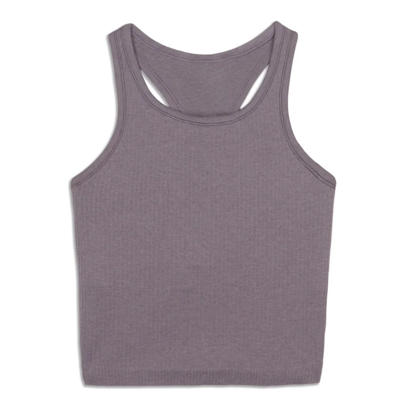 Sporty Comfort Ebb To Street Cropped Racerback Tank Top - Resale