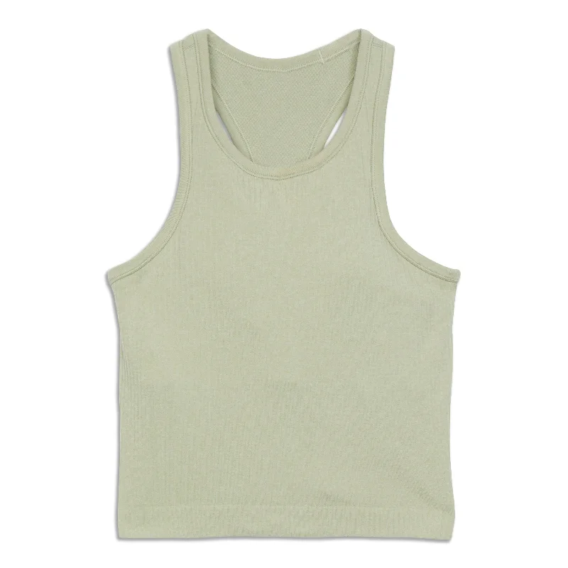 Relaxed Tops Ebb To Street Racerback Crop Tank Top - Resale