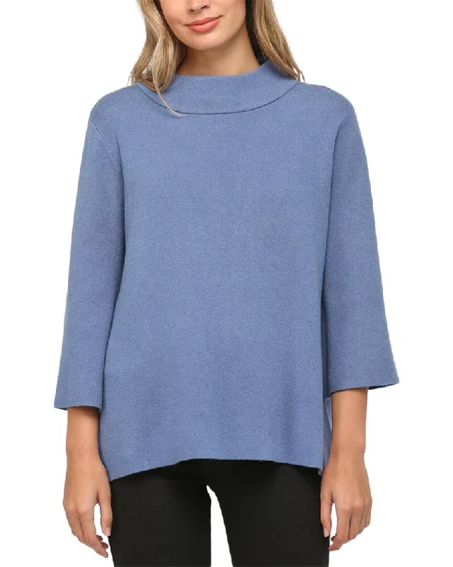 Chic Outfits Light Knit Sweater Dress FATE Mock Neck Sweater