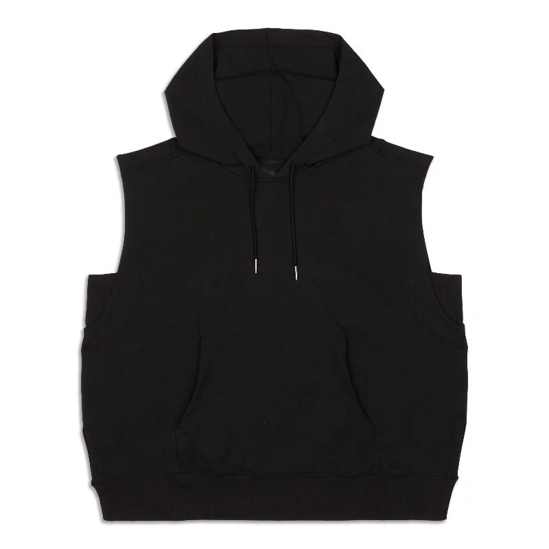 Weekend Wear French Terry Sleeveless Hoodie - Resale