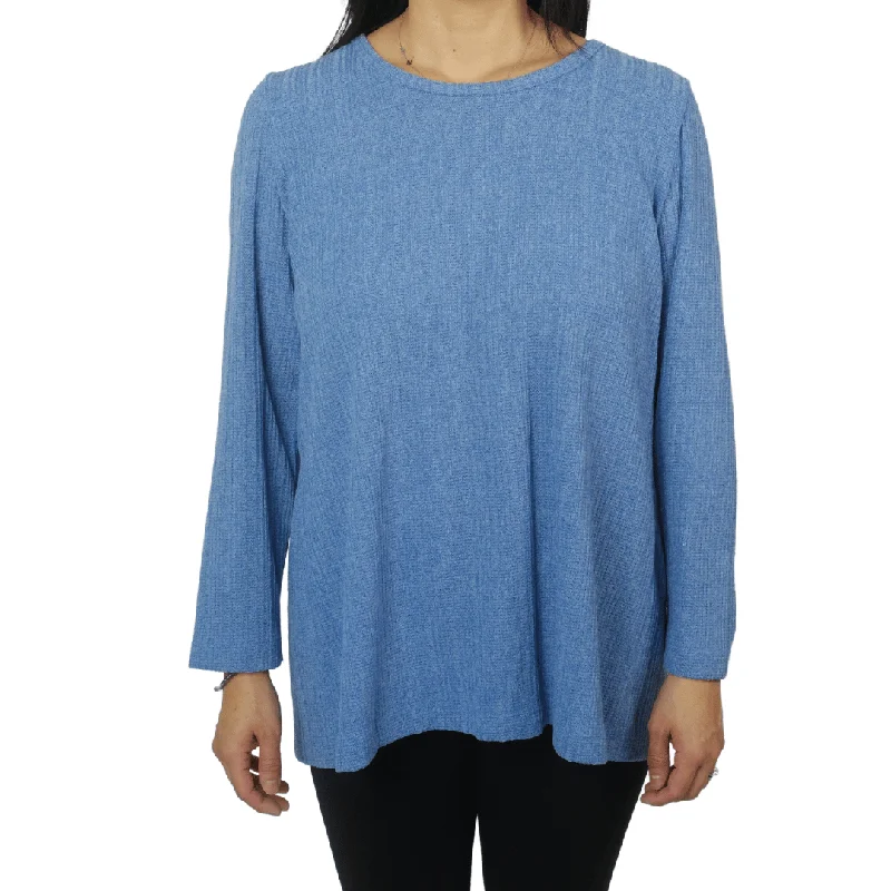 Relaxed Fashion Style design Grace Adaptive Top- Blue