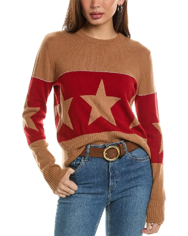 Comfortable Sweaters Soft cashmere sweater Hannah Rose Banded Star Wool & Cashmere-Blend Sweater Comfortable Sweaters Soft cashmere sweater Hannah Rose Banded Star Wool & Cashmere-Blend Sweater