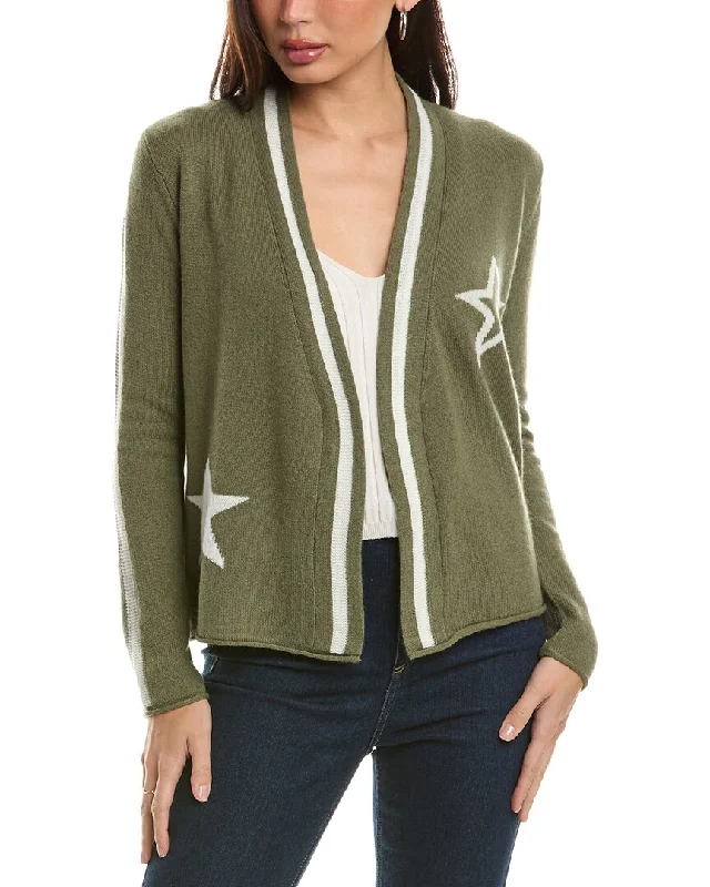 Lounge Chic Warm cashmere sweater Hannah Rose Star Intarsia Wool & Cashmere-Blend Cardigan Lounge Chic Warm cashmere sweater Hannah Rose Star Intarsia Wool & Cashmere-Blend Cardigan