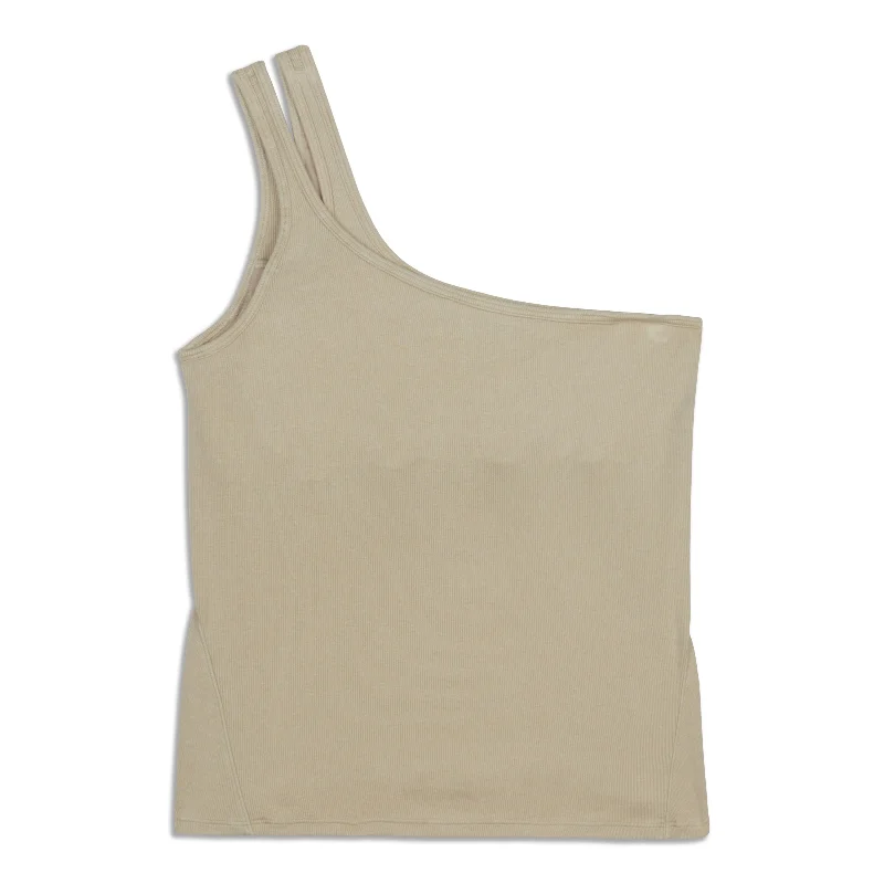 Summer Comfort Hold Tight One-Shoulder Tank Top - Resale