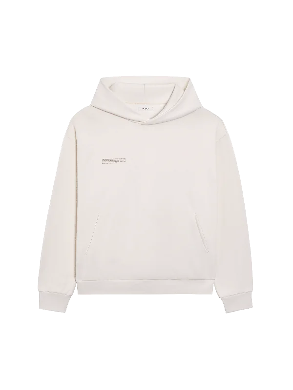 Everyday Outfits Padded Hoodie Womens In Conversion Cotton Hoodie—cotton white
