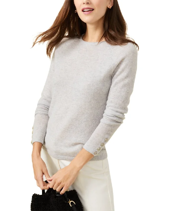 Comfortable Jeans  Cropped knit sweater J.McLaughlin Jamey Cashmere Sweater