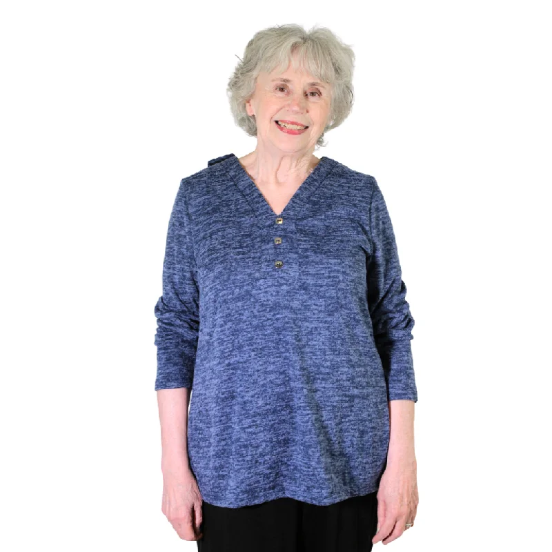 Comfortable Fashion Looks Sports tights Lorraine Adaptive Top - Blue Mix