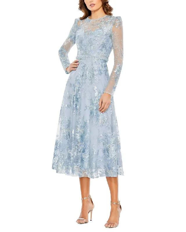 Cozy Knits Satin shift dress Mac Duggal Cocktail Dress