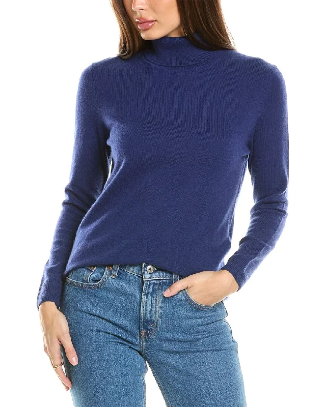 Comfy Chic  High neck pullover Malo Cashmere Turtleneck Wool & Cashmere-Blend Sweater