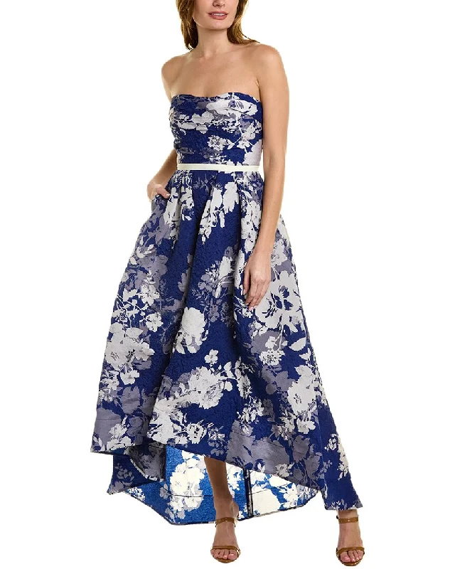 Chic Outfits Plaid dress Marchesa Notte Floral Maxi Dress