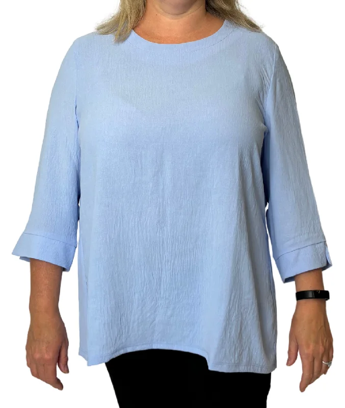 Cozy Dress Multi-functional style Marianne Adaptive Top - Light Blue
