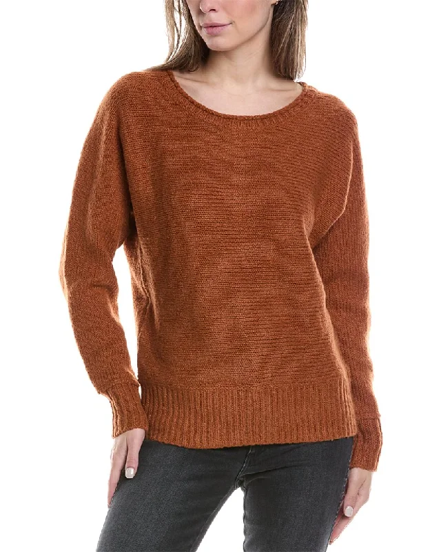 Soft Style Knitted Hoodie Michael Stars Honey Sweater
