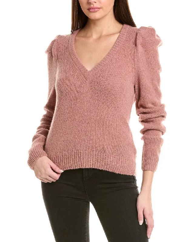 Soft Textures Waffle-knit Nation LTD Lara Alpaca & Wool-Blend Sweater