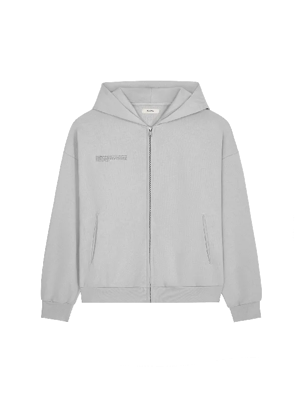 Chic Comfort Eco-friendly Hoodie Womens Natural Dye Oversized Hoodie—midnight fog grey