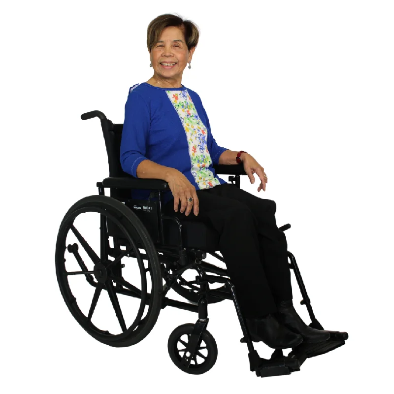 Soft Textures Trendy and versatile Pearl Adaptive Top - Royal Blue
