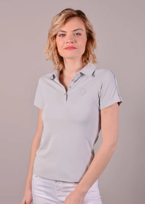 Casual Chic Wear Women’s t-shirt with animal print Pims Womens Short Sleeve Polo