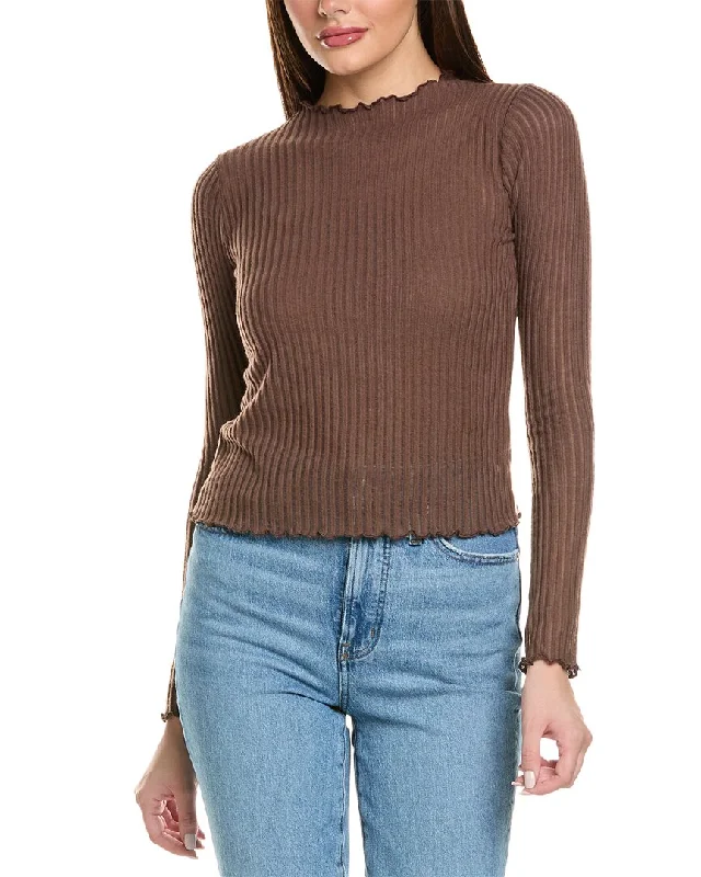 Comfy Chic Wear Solid Project Social T Too Close Cozy Top