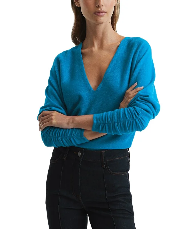 Timeless Comfort Tie-dye Knit Sweater  Reiss Jolie V-Neck Wool & Cashmere-Blend Jumper
