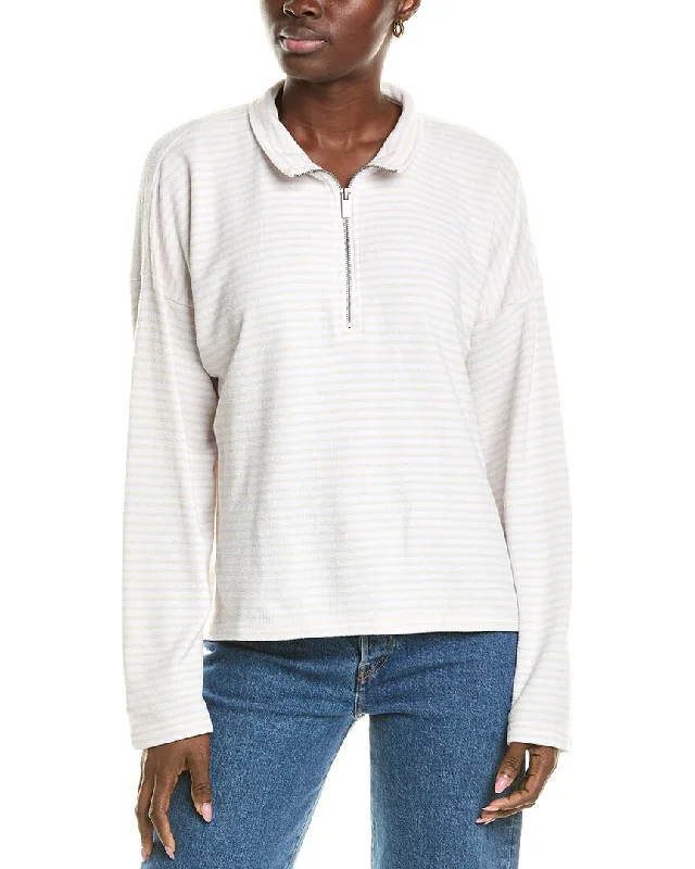 Smart Comfort Open-front Splendid 1/2-Zip Pullover