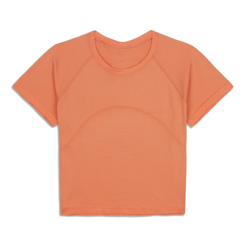 Chic Comfort Swiftly Tech Cropped Short-Sleeve Shirt 2.0 - Resale