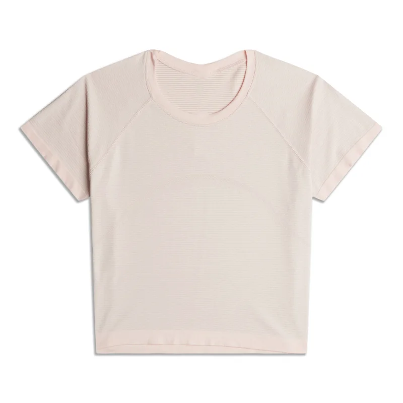 Breezy Comfort Swiftly Tech Cropped Short-Sleeve Shirt 2.0 - Resale