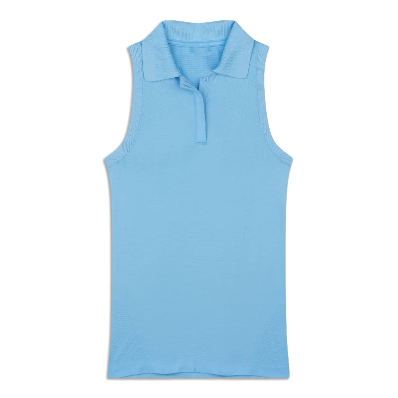 Elegant Dressing Swiftly Tech Sleeveless Polo Shirt - Resale