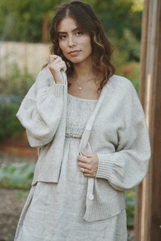 Cozy Sweaters Sports cool The Cashmere Yaya Cardigan // Moon