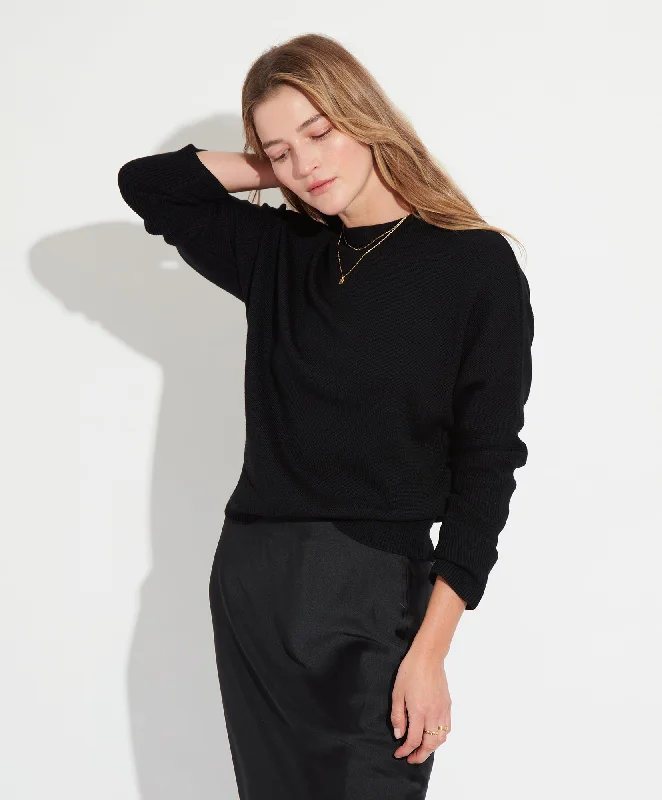 Cozy Layers Sustainable Knit Sweater The Convertible Funnel