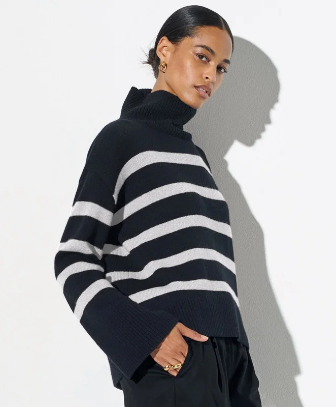 Relaxed Tops  Soft touch knitwear The Magic Mock Neck