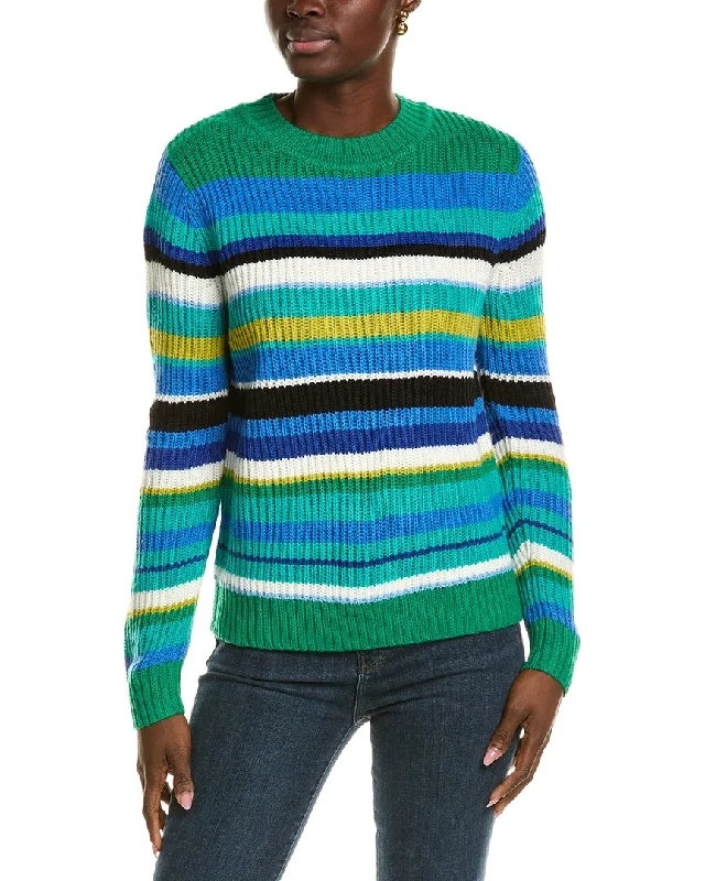 Soft Feel Stretch tyler böe Drop Mock Wool-Blend Sweater
