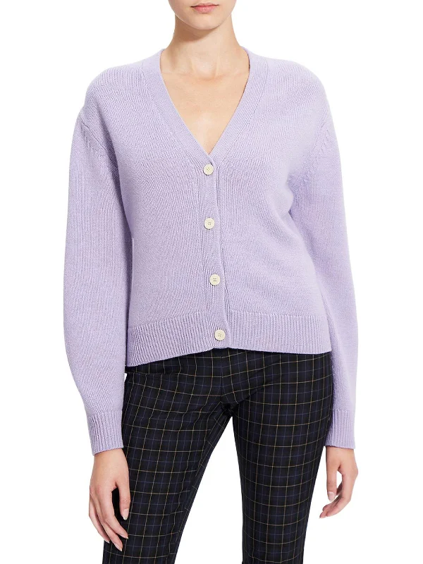 Easy Comfort Style Graphic Womens Cashmere Knit Cardigan Sweater
