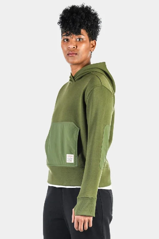 Effortless Elegance Boxy Fit Hoodie Women's Flagger Fleece Hoodie