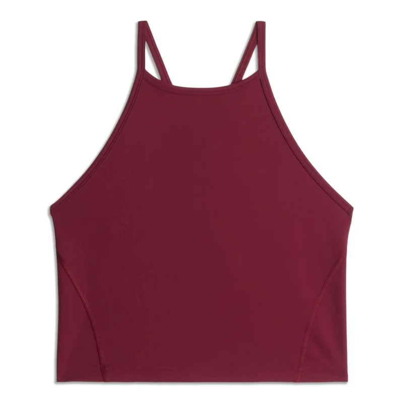 Comfortable Jeans Wunder Train High-Neck Cross-Back Tank Top - Resale