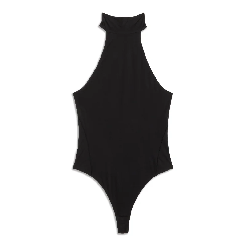 Smart Comfort Wear Wundermost Ultra-Soft Mockneck Sleeveless Bodysuit - Resale