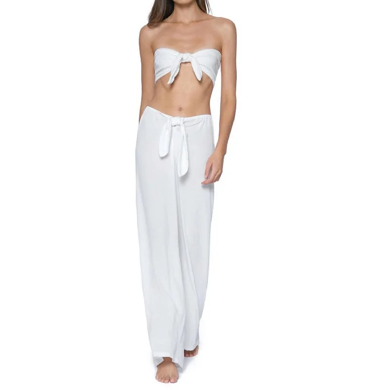 Layered Style Amanda Stanton Pant In White