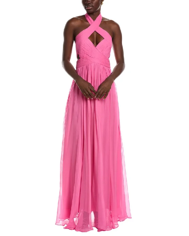 Casual Chic Wear AMUR Paula Crisscross Halter Gown