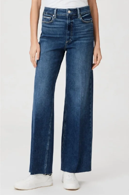 Fashion Comfort Women’s work-ready pants Anessa 31" Wide Leg Jean In Arpeggio
