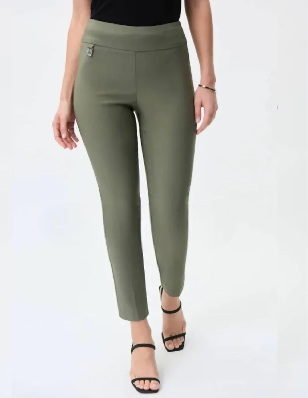 Effortless Comfort Ankle-Length Pant In Agave