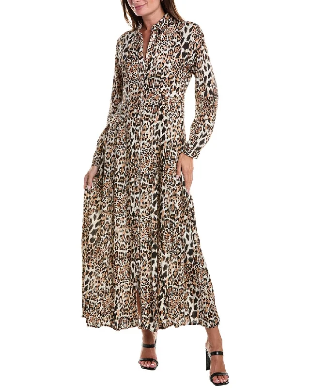 Soft Clothing ANNA KAY Oriana Silk-Blend Maxi Dress