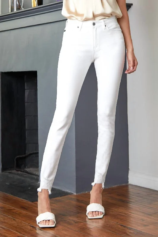 Soft Knitwear Soft stretch leggings Anya High Rise Super Skinny Jeans In White
