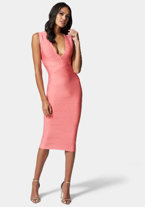 Versatile Outfits Bandage Midi Dress