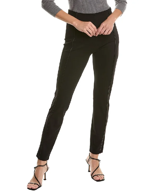 Cozy Look Button-up wide-leg pants BCBG New York Ponte Legging