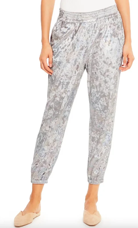 Relaxed Dresses Beacon Pant In Silver