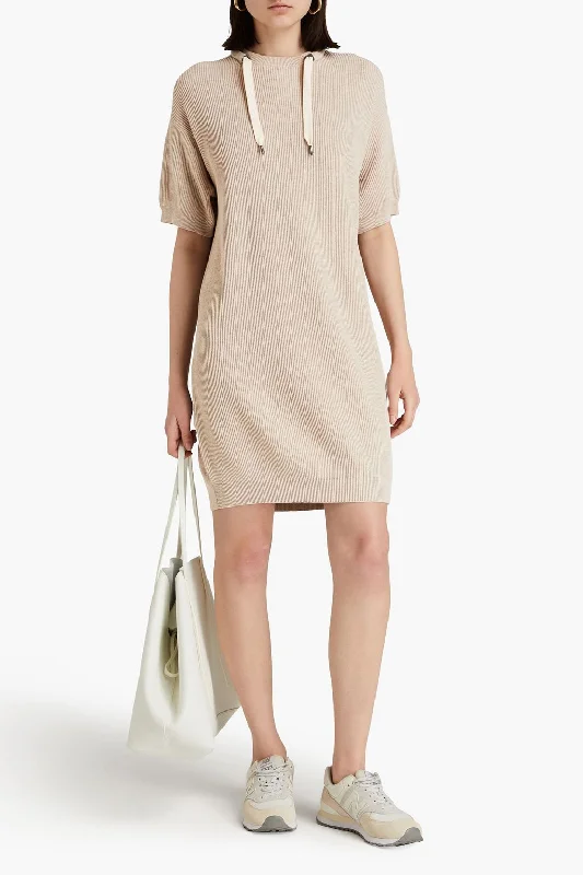 Timeless Comfort Brunello Cucinelli Women's Dress In Camel Clear