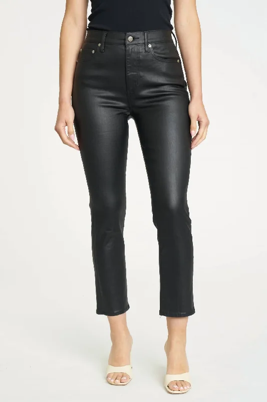 Everyday Style Daily Driver Pant In Coated Asphalt