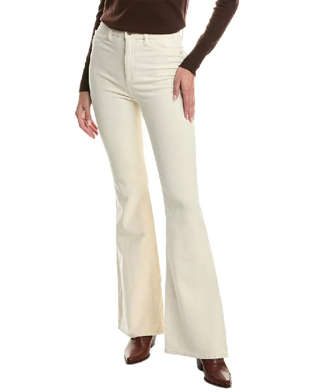 Stylish Wear Patterned joggers DL1961 Rachel Ultra High Rise Corduroy Flare Pant