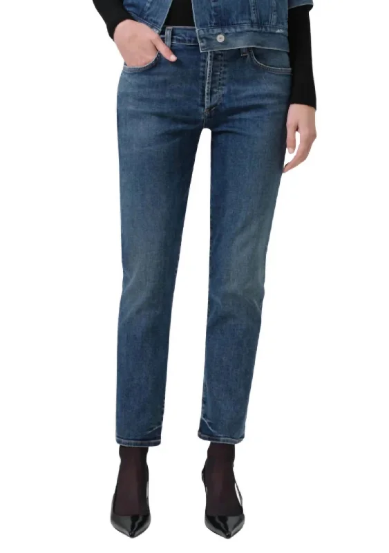 Comfortable Fashion Elastic waistband pants Emerson Mid Rise Relaxed Jean In Long Weekend Comfortable Fashion Elastic waistband pants Emerson Mid Rise Relaxed Jean In Long Weekend