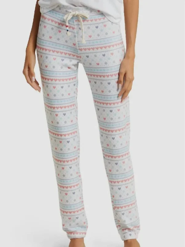 Modern Chic Fair Isla Hacci Jogger In White